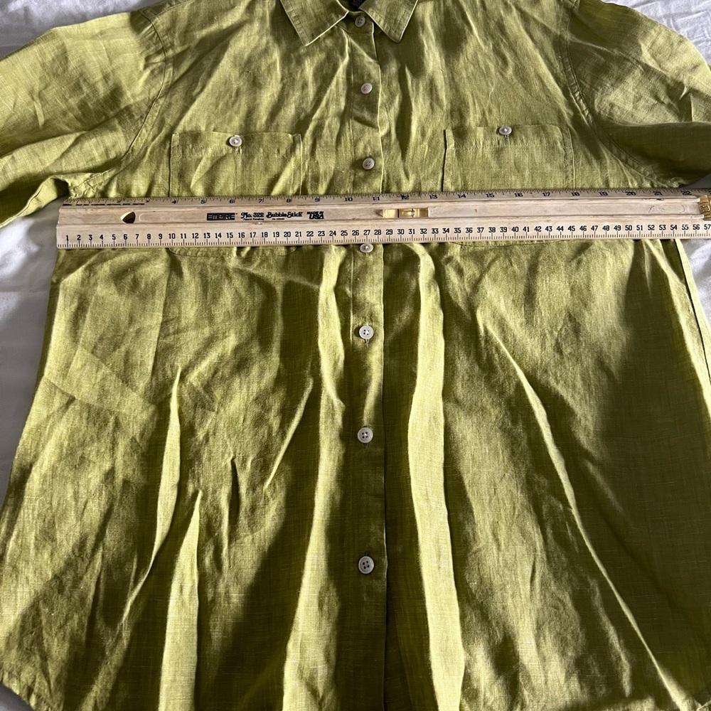 Tommy Bahama Green Casual Button Down Shirt - Picture 5 of 6